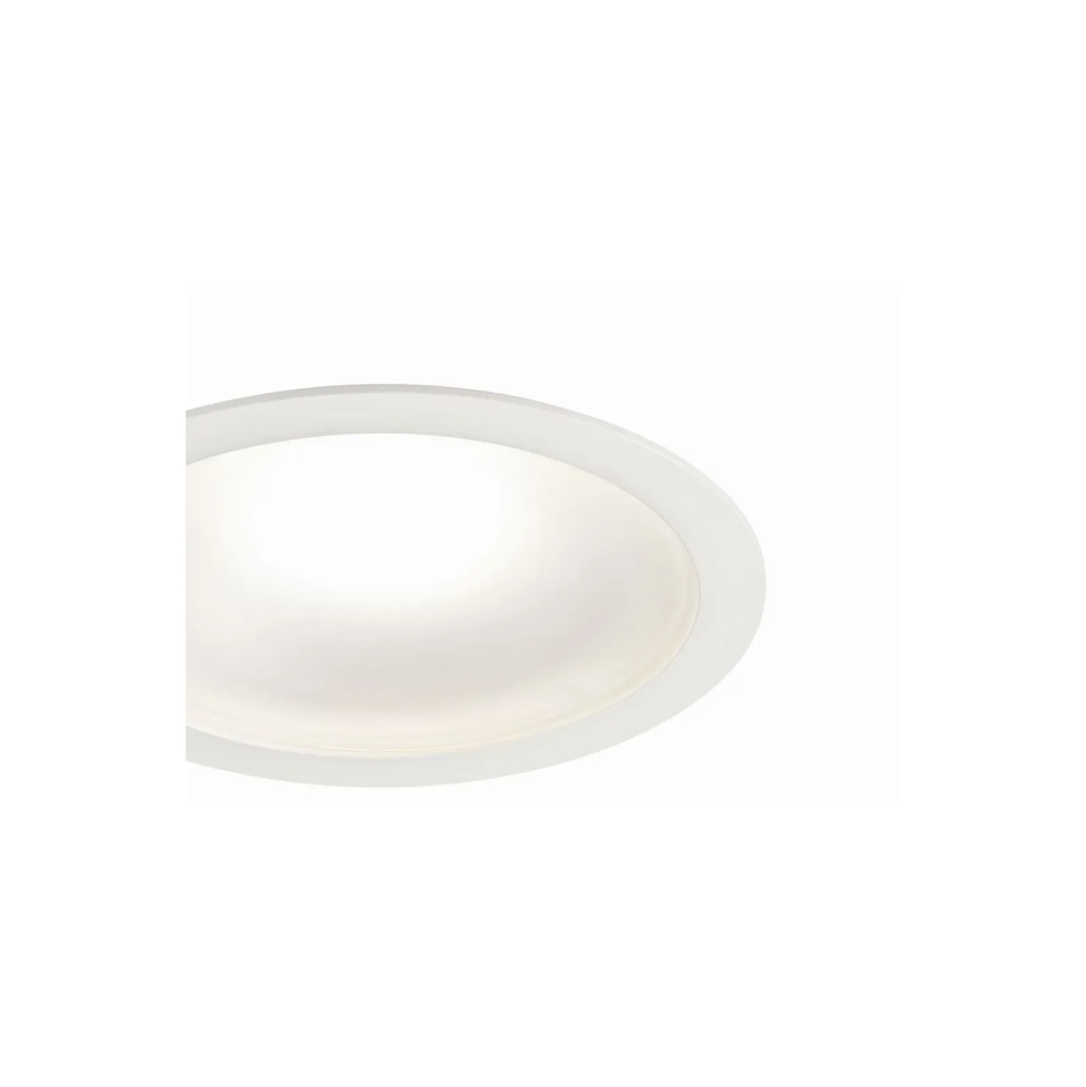 Sylvania LED Downlight Start 225 Aluminium Vit 23W 2350lm 77D - 830 Varm Vit | Utskärning 225mm - IP54