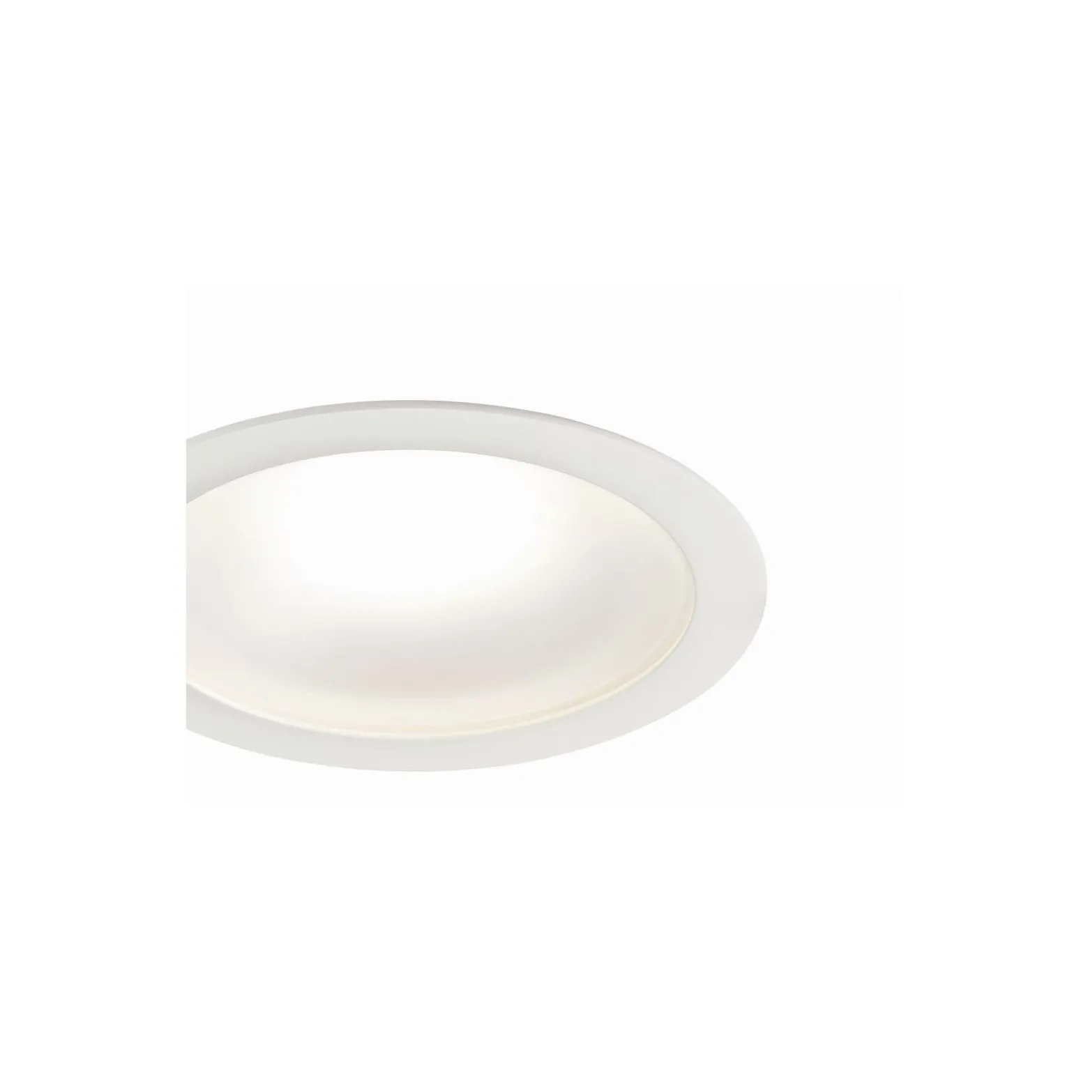 Sylvania LED Downlight Start 205 Aluminium Vit 20W 2150lm 77D - 840 Kallvit | Utskärning 205mm - IP54