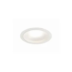 Sylvania LED Downlight Start 205 Aluminium Vit 20W 2100lm 74D - 830 Varm Vit | Utskärning 205mm - IP54 - Dimbar