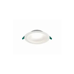 Sylvania LED Downlight Start 205 Aluminium Vit 20W 2100lm 74D - 830 Varm Vit | Utskärning 205mm - IP54 - Dimbar