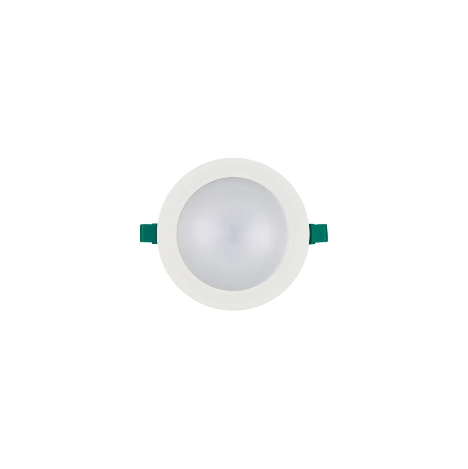 Sylvania LED Downlight Start IP44 150 Aluminium Vit 12W 1200lm 74D - 830 Varm Vit | Utskärning 150mm - IP54 - Dimbar