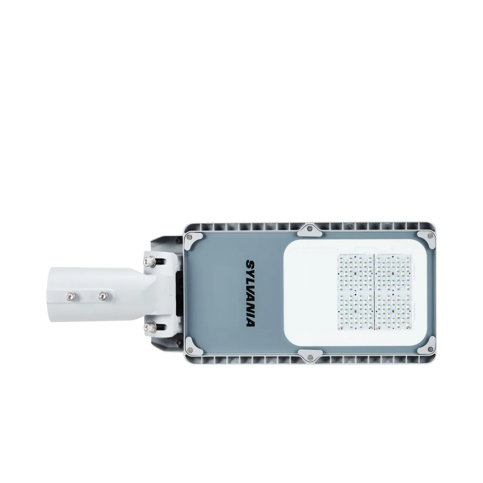 Sylvania LED Gatubelysning Zephyr Stor Aluminium 6000lm 150x70D - 830 Varm Vit | IP66 - Asymmetrisk