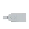 Sylvania LED Gatubelysning Zephyr Stor Aluminium 4000lm 150x70D - 830 Varm Vit | IP66 - Asymmetrisk