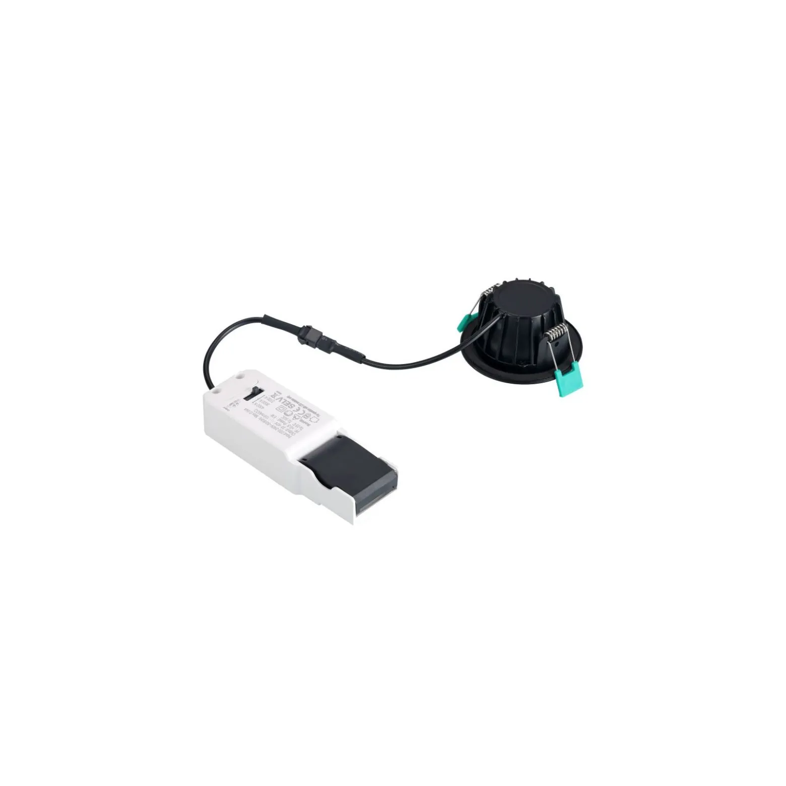 Sylvania LED Spot Obico 68 Aluminium Svart 5.4W 530lm 38D - 927-930-940 CCT | Utskärning 68mm - IP65- Dimbar