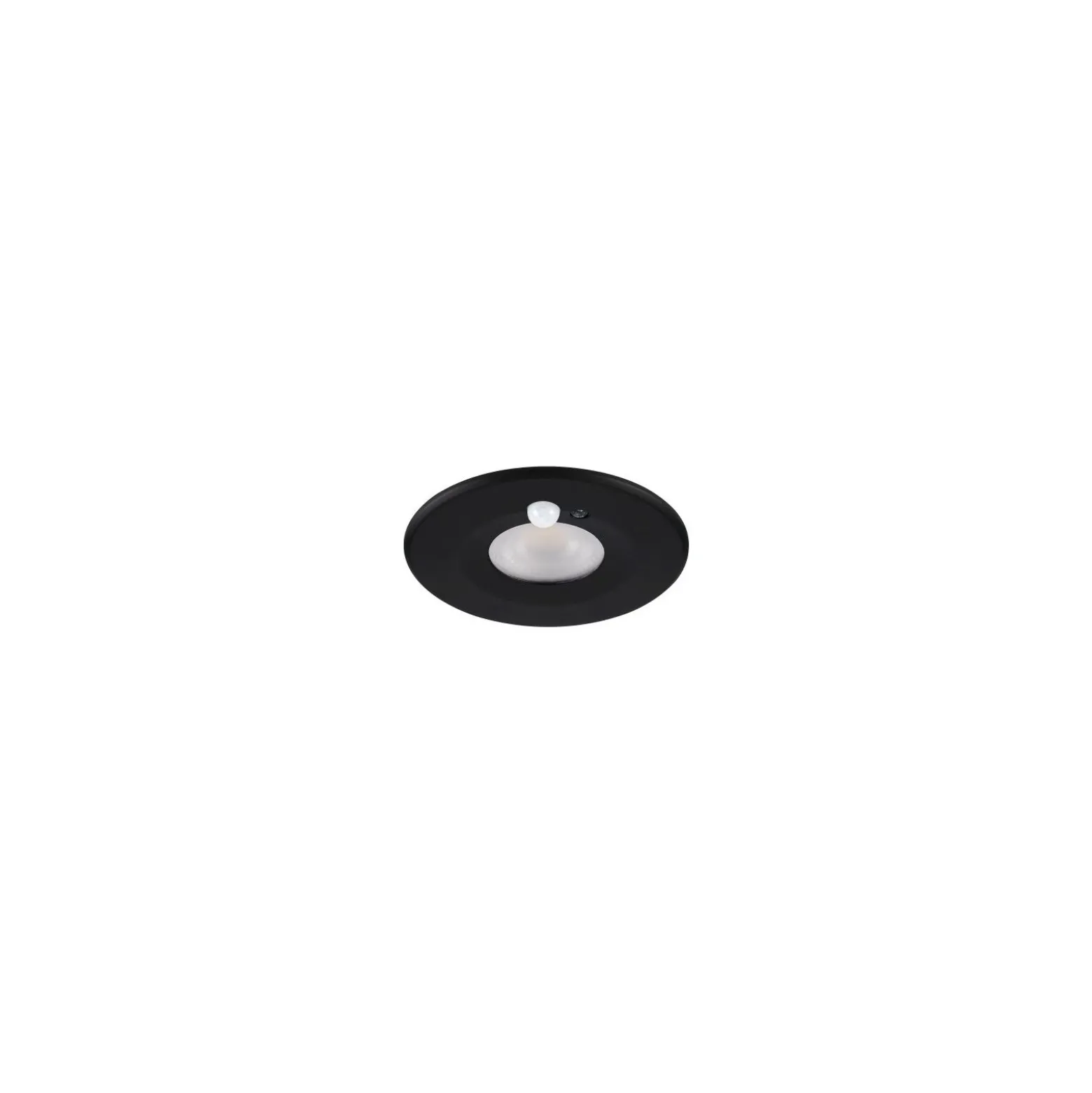 Sylvania LED Spot Start HO PIR Aluminium Svart 10W 1050lm 50D - 827-830-840 CCT | Utskärning 68mm - IP65 - Sensor