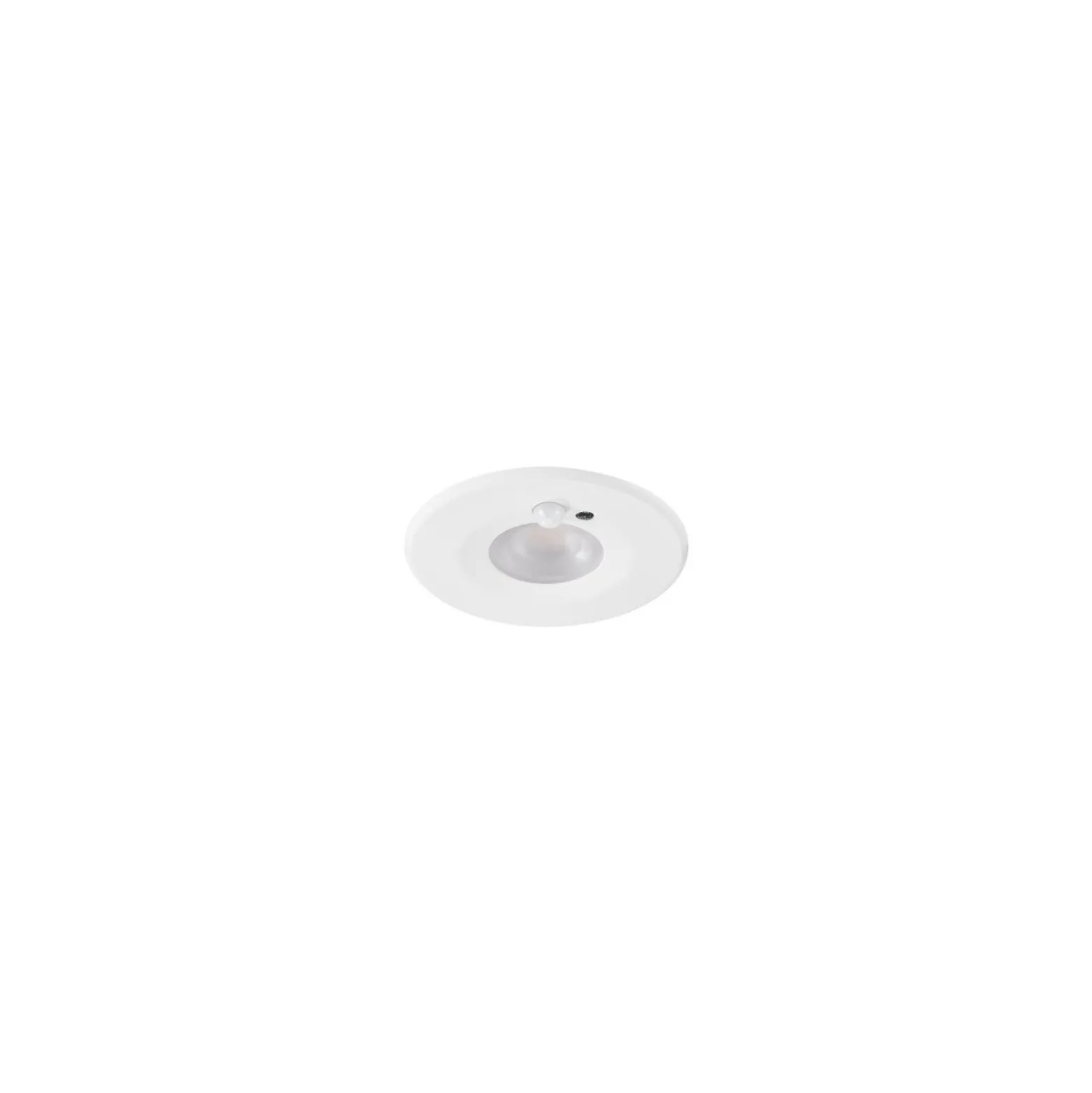 Sylvania LED Spot Start HO PIR Aluminium Vit 10W 1050lm 50D - 827-830-840 CCT | Utskärning 68mm - IP65 - Sensor