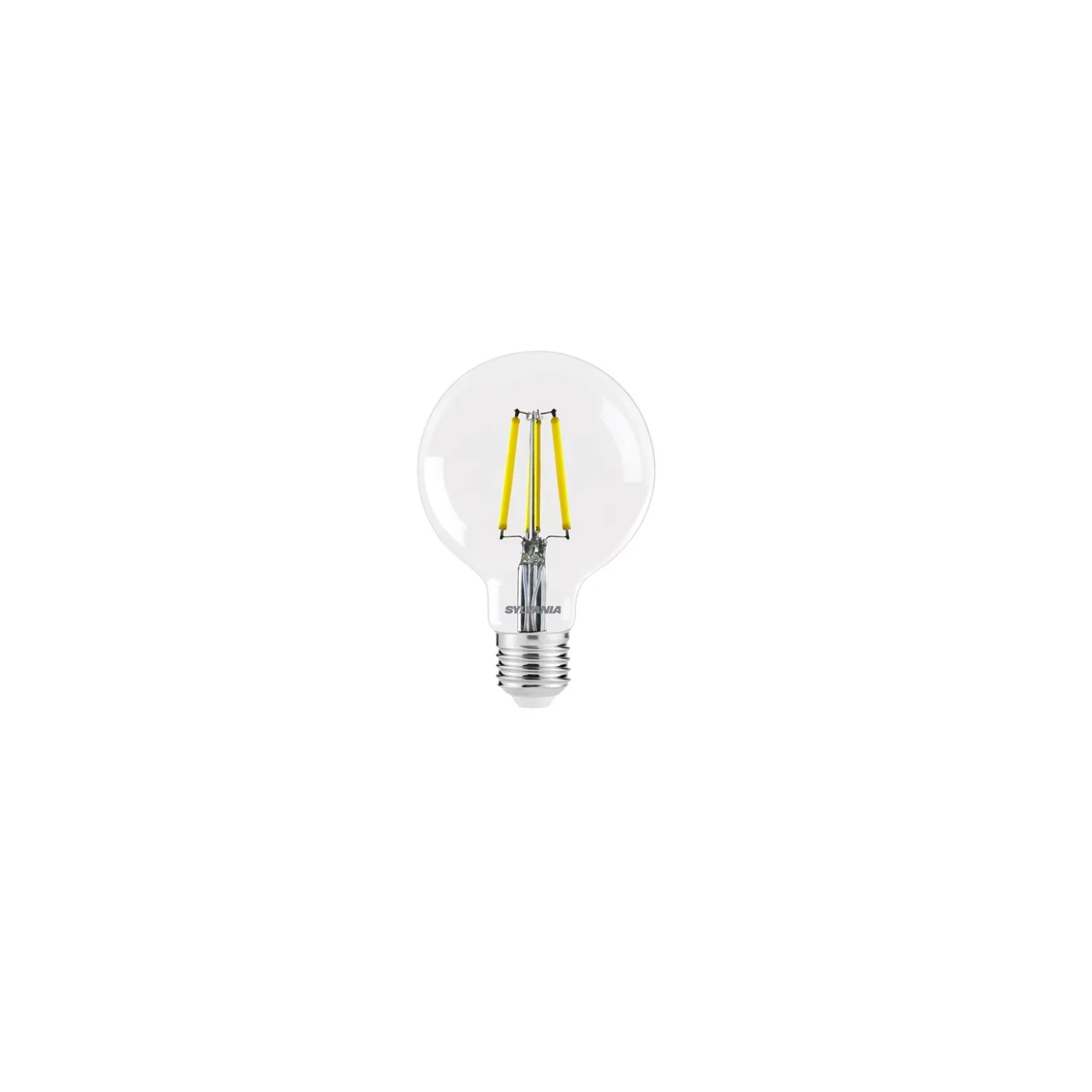 Sylvania ToLEDo Platinum Retro LED Globe 95mm Klar 4W 840lm - 827 Extra Varm Vit | Ersättare 60W