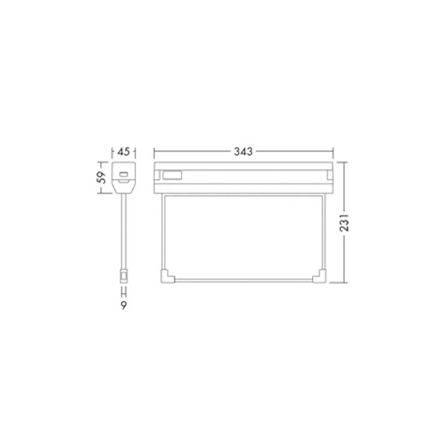 THORNeco LED Emergency Självtest NINA 5.1W 70lm - 857 Kallvit