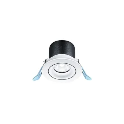 THORNeco LED Spot LILY Svart 9W 900lm 24D - 940 Kallvit | 82mm - Utskärning 68mm - IP44 - Bästa färgåtergivning - Dimbar