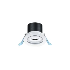 THORNeco LED Spot LILY Svart 9W 900lm 24D - 940 Kallvit | 82mm - Utskärning 68mm - IP44 - Bästa färgåtergivning - Dimbar
