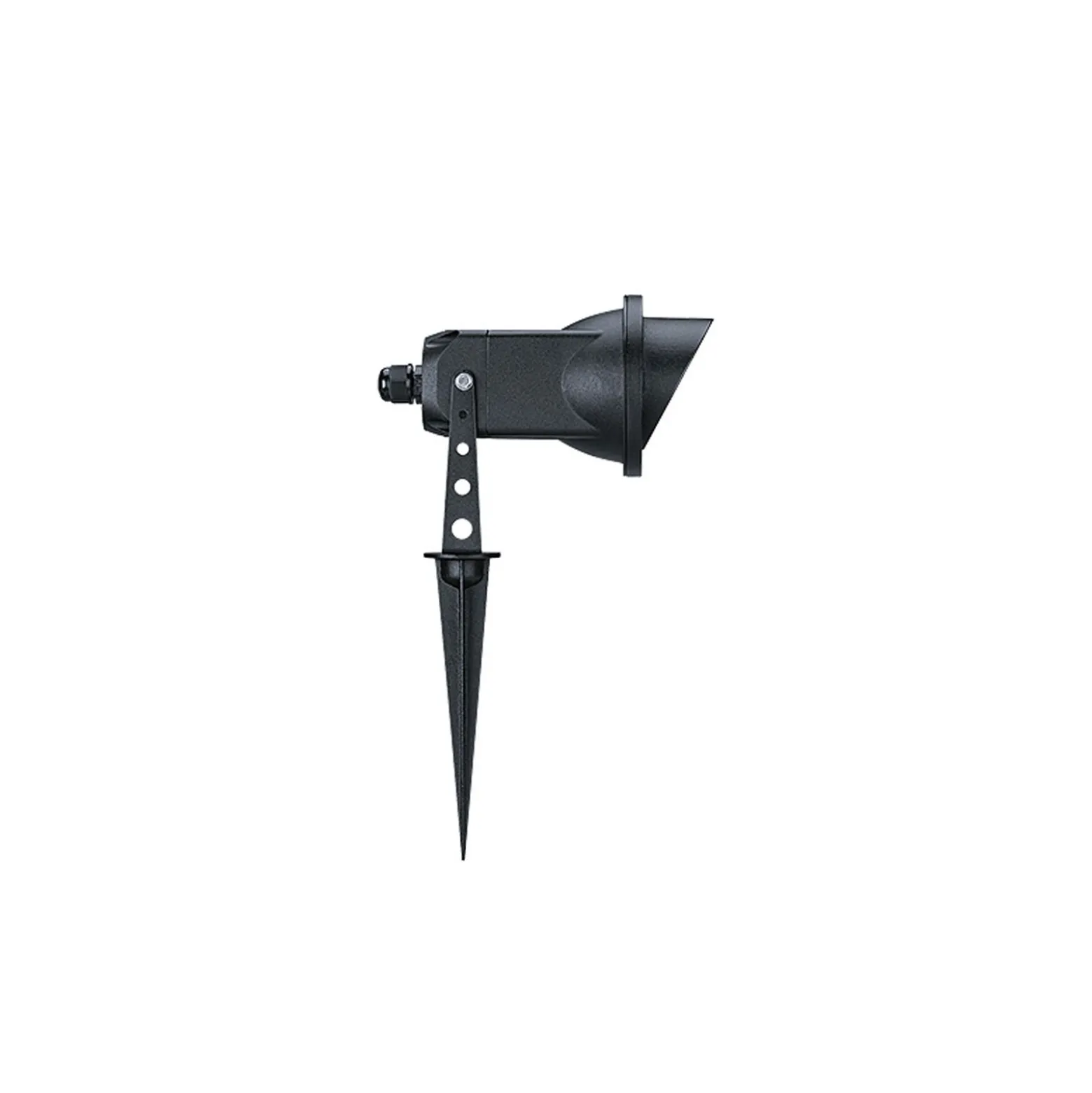 THORNeco LED Spot MARY GARDEN Glas Svart 8W 500lm - 830 Varm Vit | Utskärning 95mm - IP66