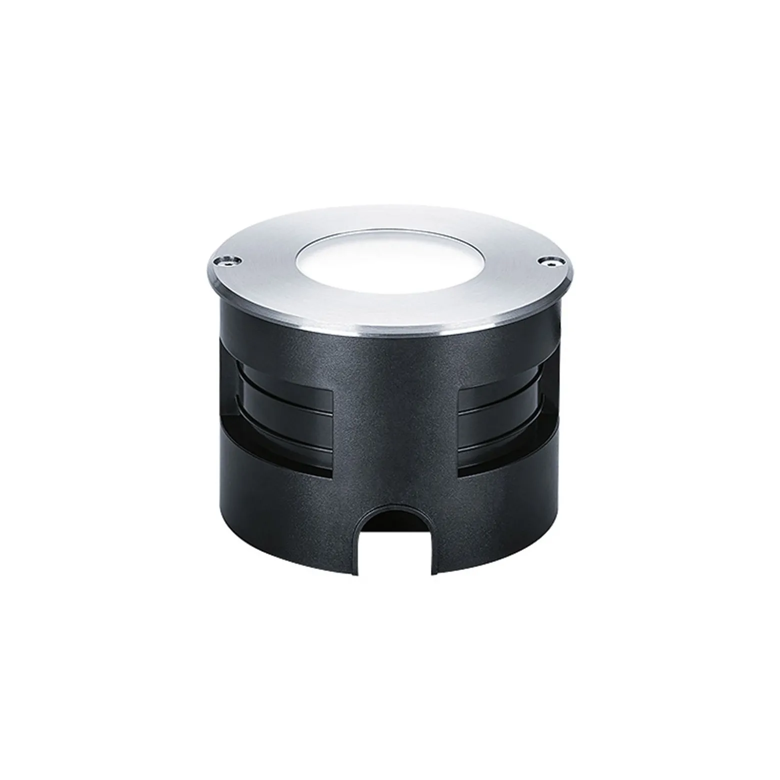 THORNeco LED Spot ROSY INGROUND Glas Svart 6W 350lm - 830 Varm Vit | Utskärning 130mm - IP67