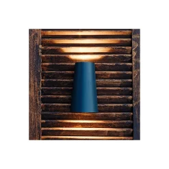THORNeco Armatur Runda HOLLY Aluminium Svart Up & Down 8W 500lm - 830 Varm Vit