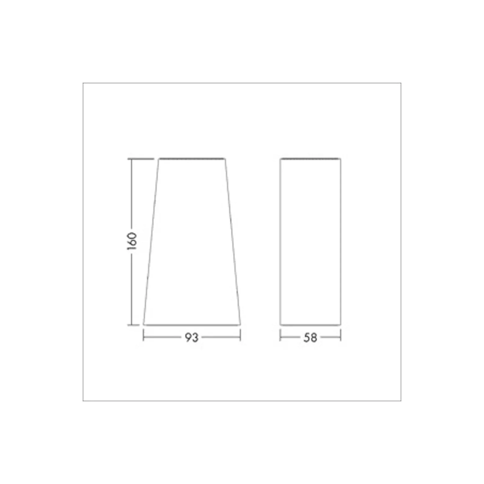 THORNeco Armatur Runda HOLLY Aluminium Svart Up & Down 8W 500lm - 830 Varm Vit
