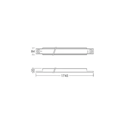 THORNeco LED Allmänbruksarmatur Balder 52W 9018lm - 840 Kallvit | 174.5cm