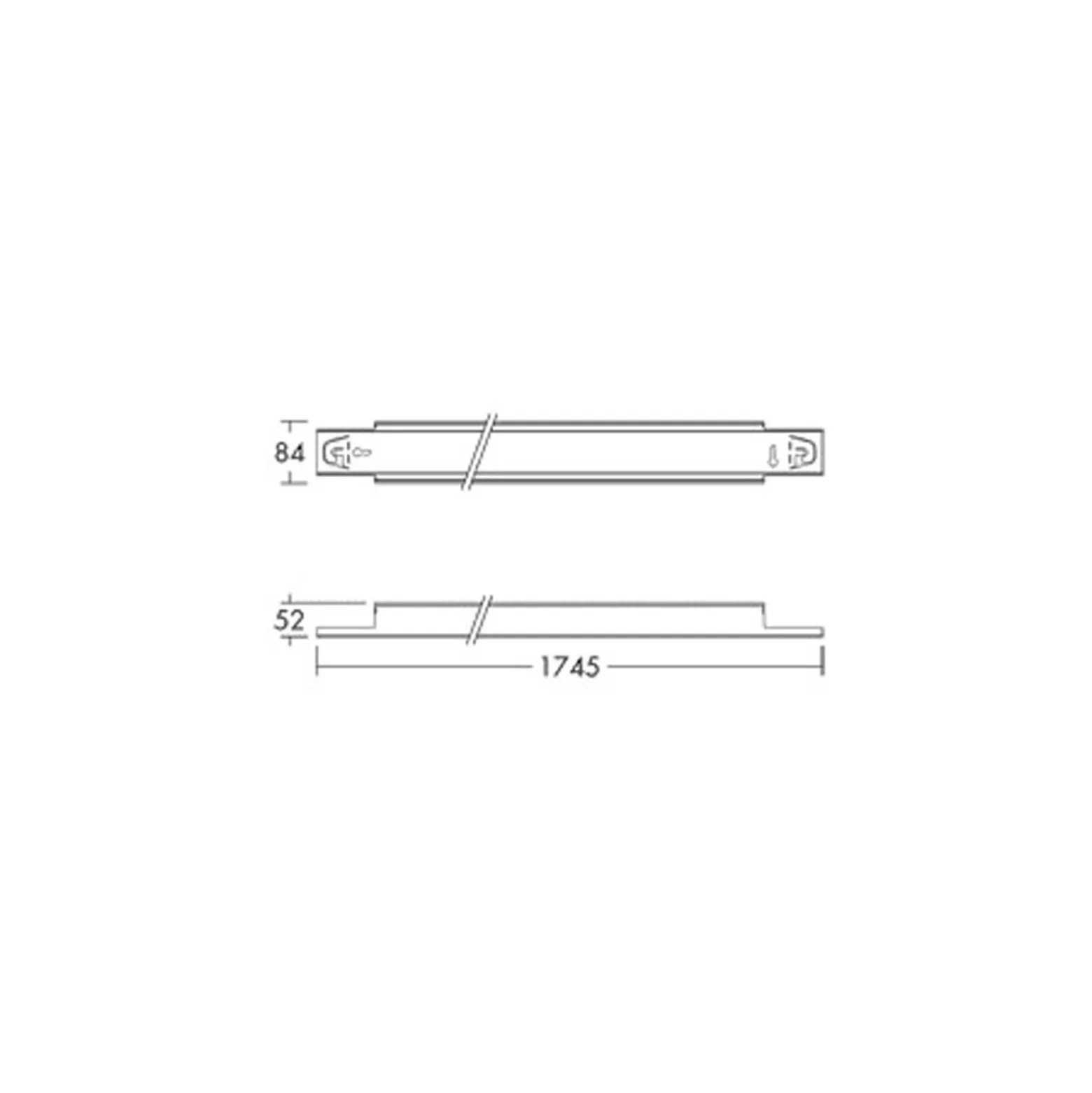 THORNeco LED Allmänbruksarmatur Balder 52W 9018lm - 840 Kallvit | 174.5cm