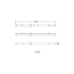 THORNeco LED Allmänbruksarmatur Emma Varioflex 15-30W 2000-4000lm - 830-840 CCT | 120cm