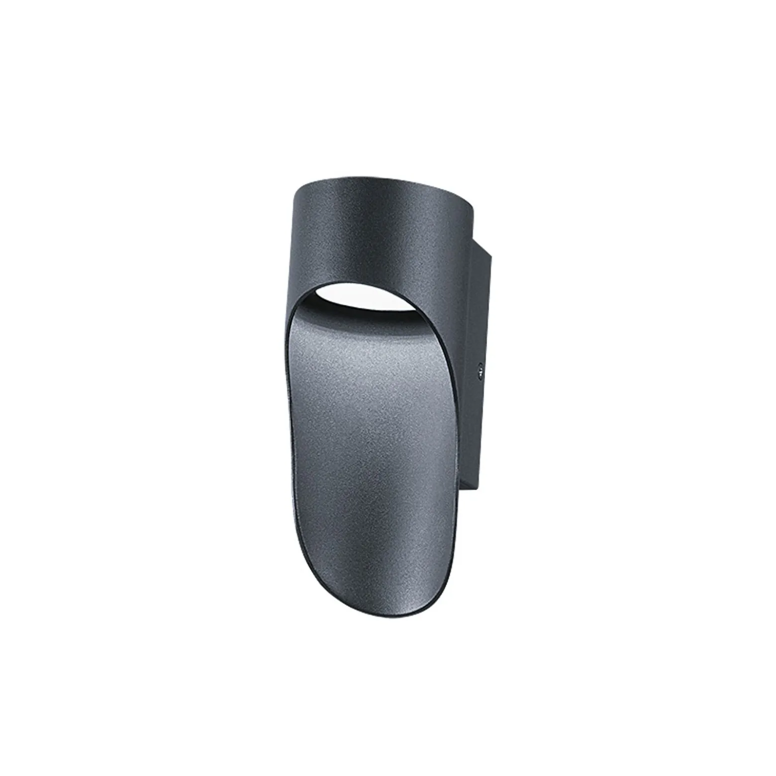THORNeco LED Armatur Vägg HOLLY Aluminium Svart 8W 251lm - 830 Varm Vit