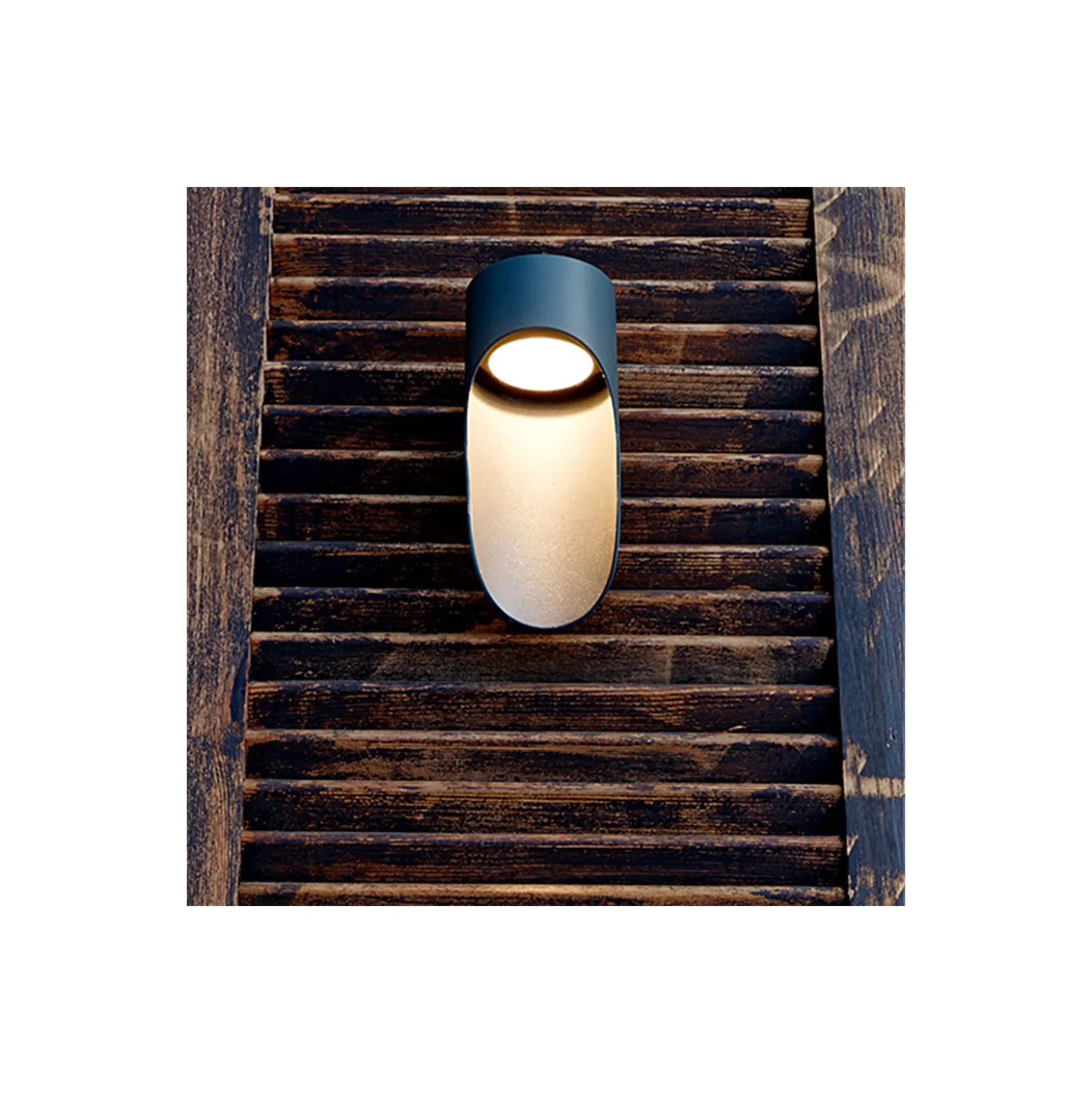 THORNeco LED Armatur Vägg HOLLY Aluminium Svart 8W 251lm - 830 Varm Vit
