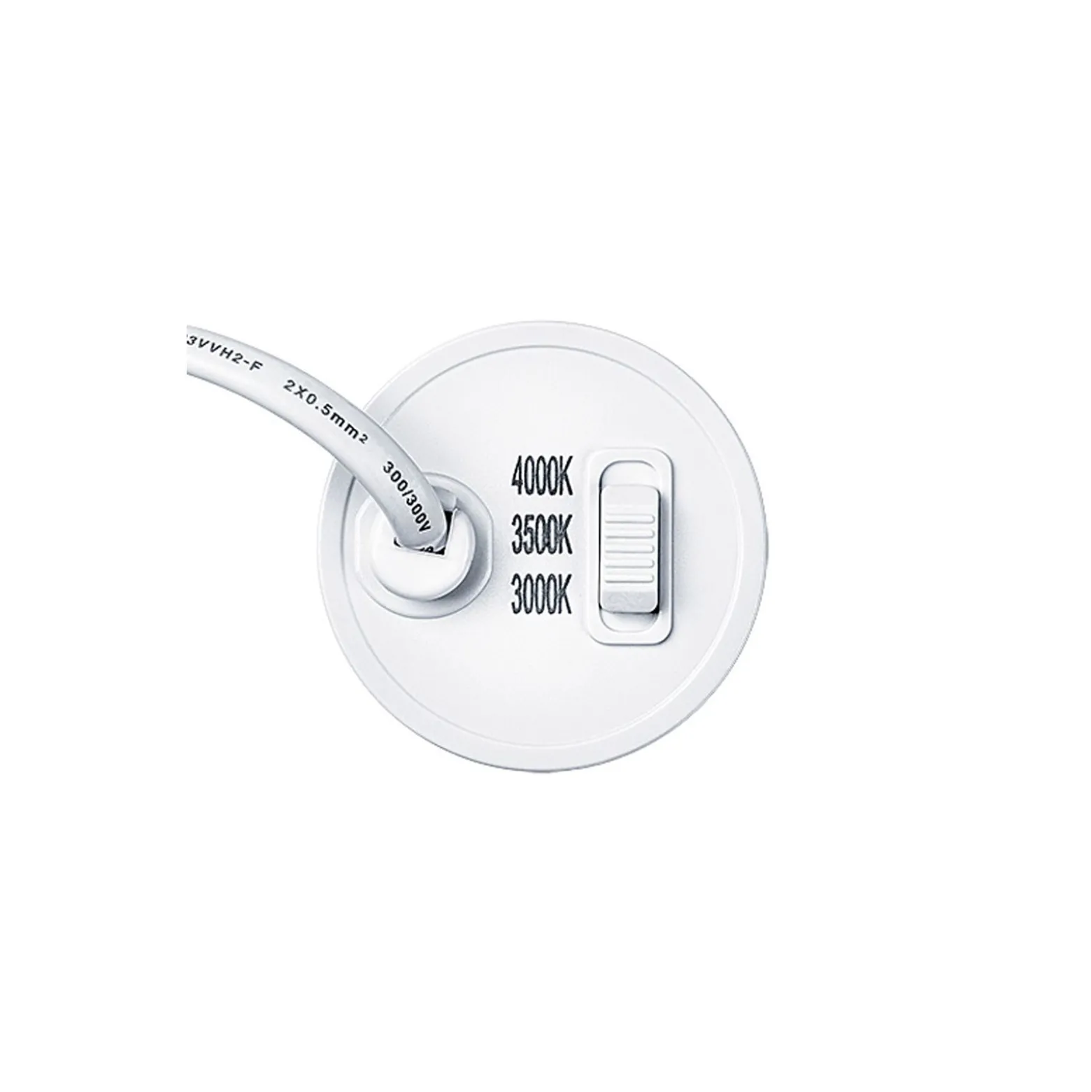 THORNeco LED Downlight AMY VARIO Aluminium Vit 10W 1000lm - 830-835-840 CCT | Utskärning 150mm - IP44 - Dimbar