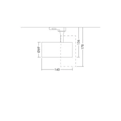 THORNeco LED Spårbelysning LUCA Aluminium Vit 23W 2113lm 24D - 930 Varm Vit | Bästa färgåtergivning
