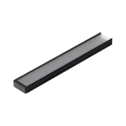 Topmet LED Profil Set Standard BEGTON12 J Opal S Svart 1000 Svart anod.