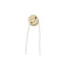 Universal GU10 Sockel - Universele GU10 Fitting - Vit 0.1m - 2 pole 0.5mm2 (För Noxion)