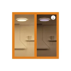 WiZ Smart LED Taklampa SuperSlim Vit 16W 1500lm - 927-965 Justerbar Vit | IP20 - Bästa Färgåtergivning - Wifi Dimbar