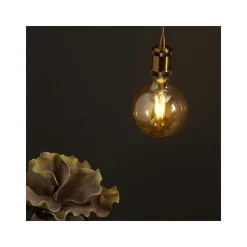 WiZ Smart LED E27 Globe Filament Ambar 125mm 6.5W 720lm - 820-845 Justerbar Vit | Dimbar - Ersättare 50W