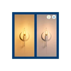 WiZ Smart LED E14 Kronljus Filament Guld 5W 370lm | Bästa Färgåtergivning - Dimbar - Ersättare 25W