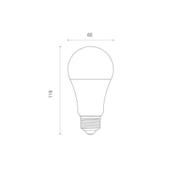 WiZ Smart LED E27 Päron Matt 9W 806lm - 827 Extra Varm Vit | Dimbar - Ersättare 60W
