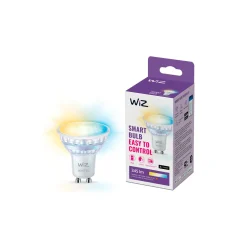 WiZ Smart LED Spot GU10 PAR16 5W 400lm 36D | Bästa Färgåtergivning - Dimbar - Ersättare 50W